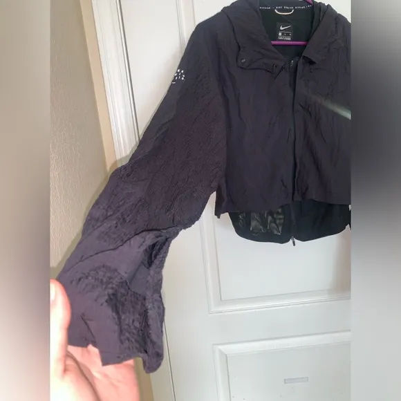 Nike Women’s Packable Running Jacket - Dark Purple/Black - 2 in 1 Jacket Vest XL