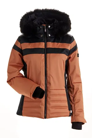 Nils St Anton Jacket Womens - Copper/Black