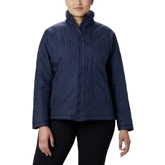 NWT! Columbia Womens Size 3X Dark Nocturnal Navy Mount Erie Interchange Jacket Sz 3X Retail $270 