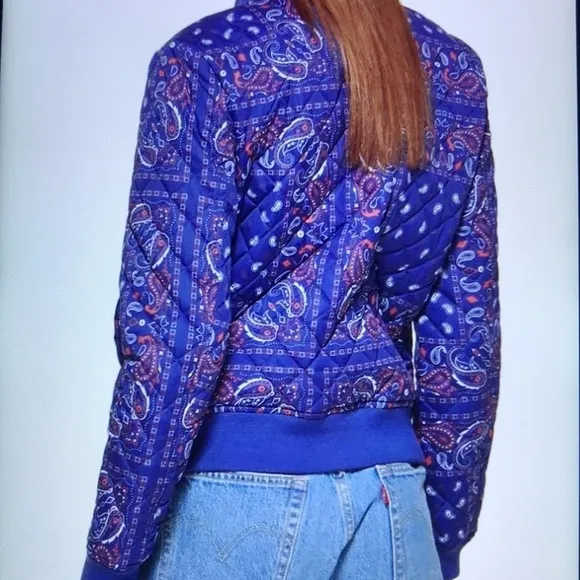 NWT LEVI’S DIAMOND QUILTED BOMBER JACKET SIZE X-LARGE