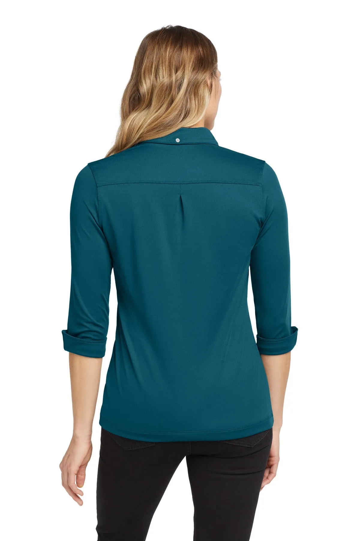 OGIO Women's Gauge Polo. LOG122 Teal Throttle
