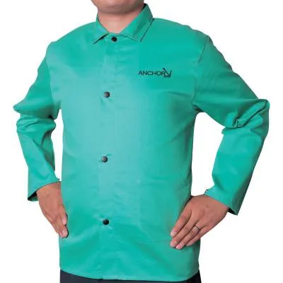 ORS Nasco Flame Retardant (FR) Cotton Sateen Jacket, Small, Visual Green, CA-1200-S