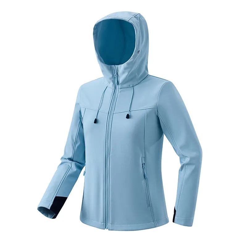 Outdoor softshell for men and women jacket spring and autumn windproof waterproof  coat thick warm jacket