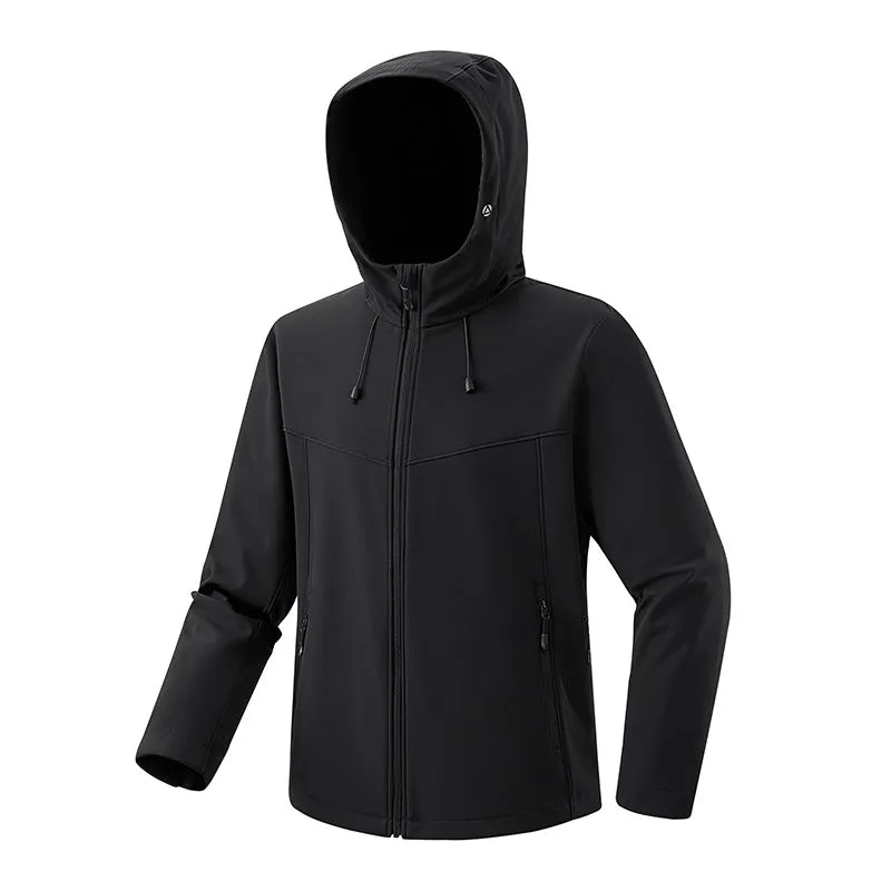 Outdoor softshell for men and women jacket spring and autumn windproof waterproof  coat thick warm jacket