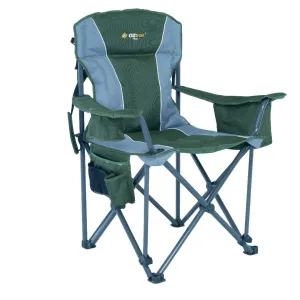 Oztrail Titan Arm Chair 250kg Green FCE-TITG-F
