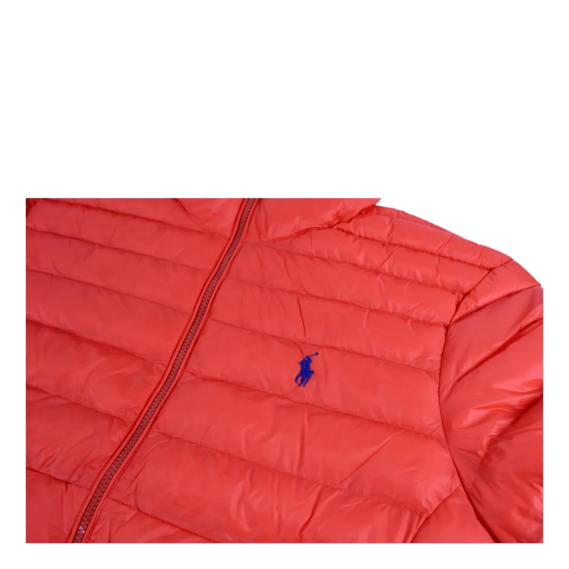 Packable Quilted Jacket Orange