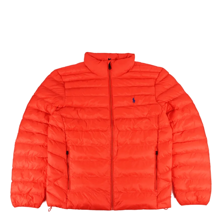 Packable Quilted Jacket Orange