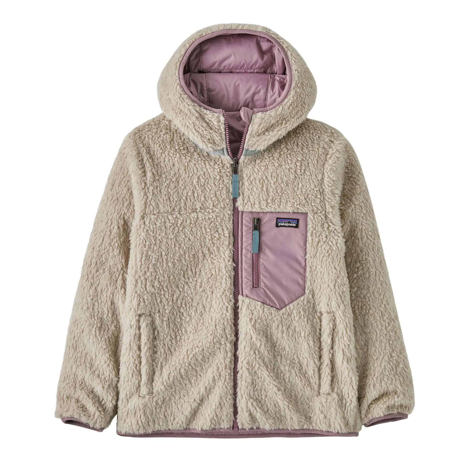 Patagonia Kids' Reversible Ready Freddy Hoody Stormy Mauve