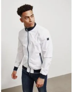Paul & Shark Boy's White Light Weight Bomber Jacket
