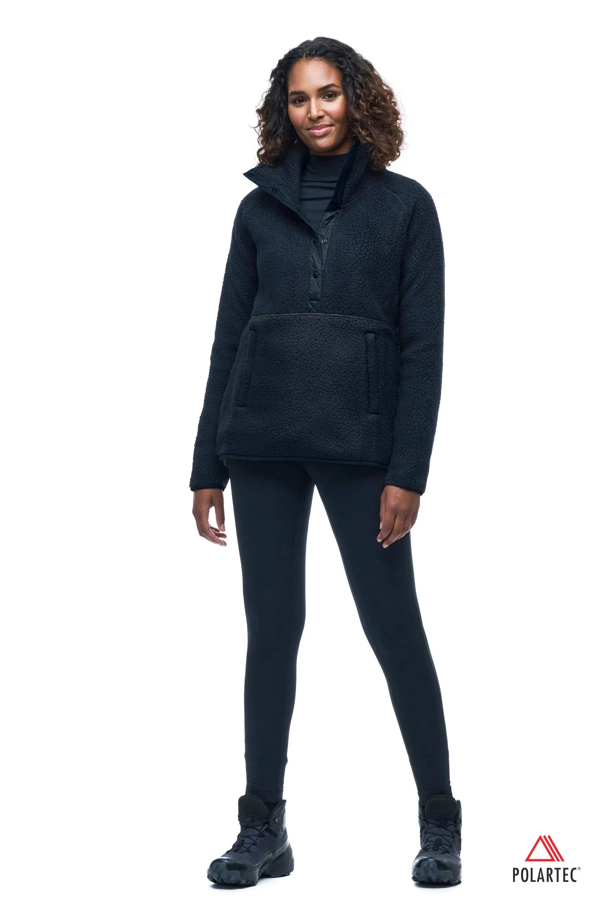 Pecora High Neck Womens Pullover Sweater