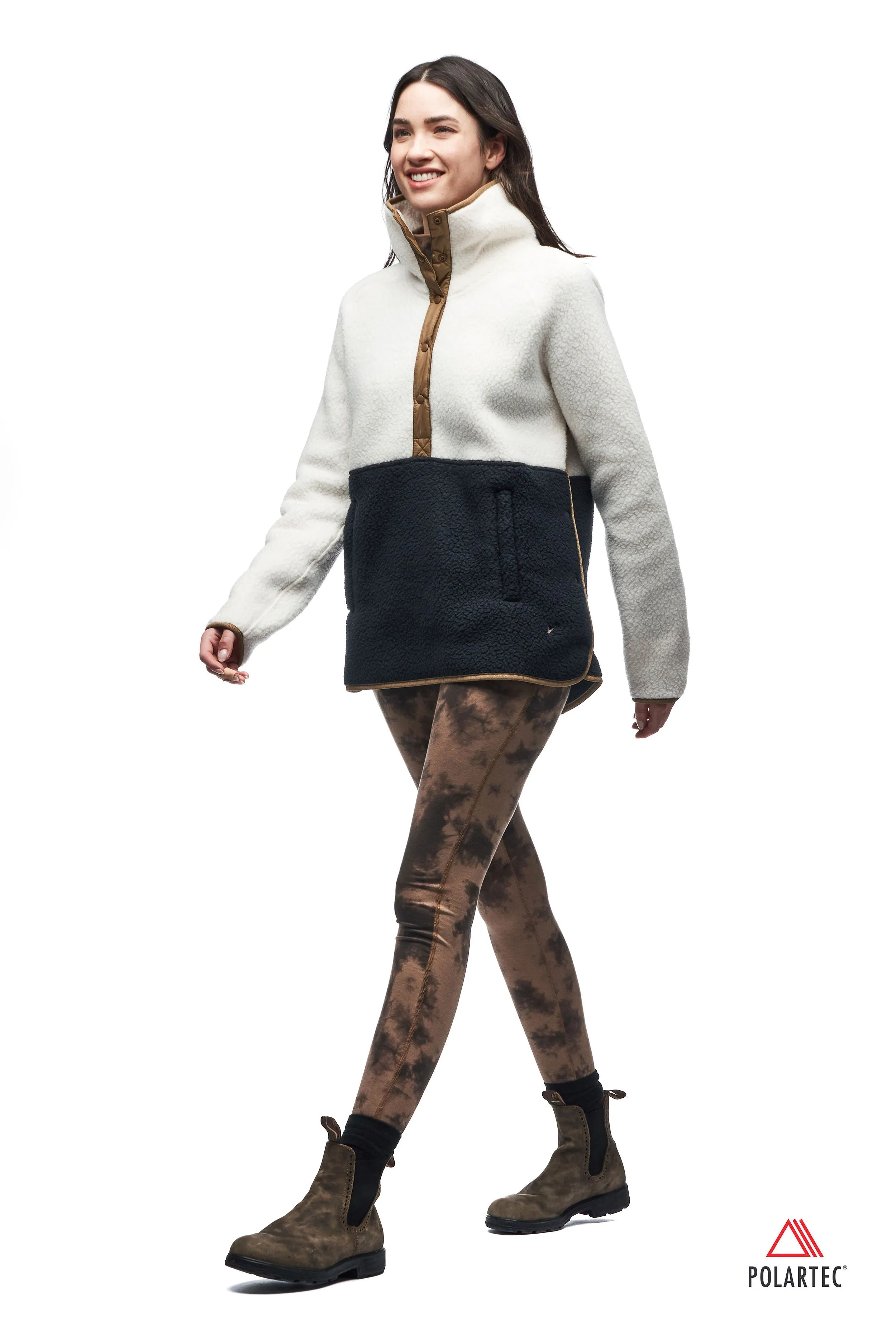 Pecora High Neck Womens Pullover Sweater