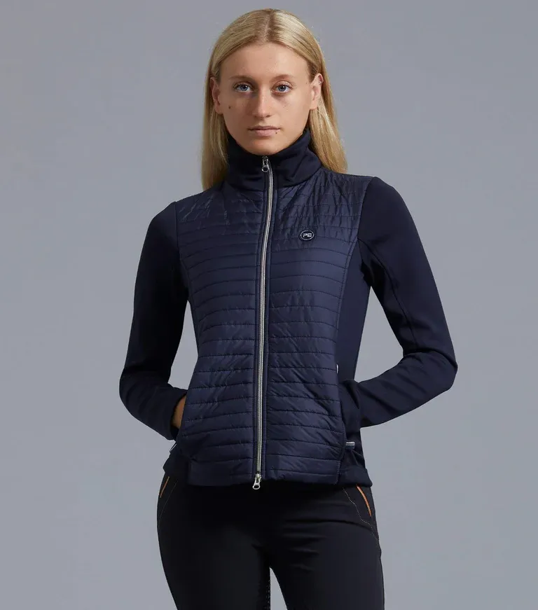 PEI Elena Ladies Hybrid Riding Jacket (Navy)