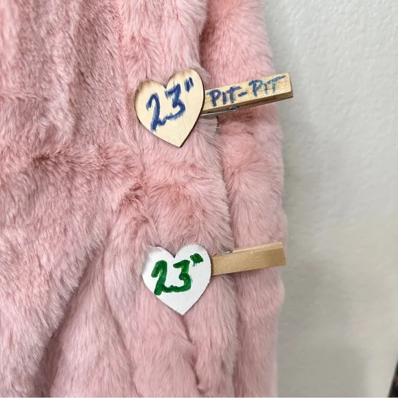 Pink NEW Faux Fur Reversible Hooded Bomber Jacket - Large Coat NWT