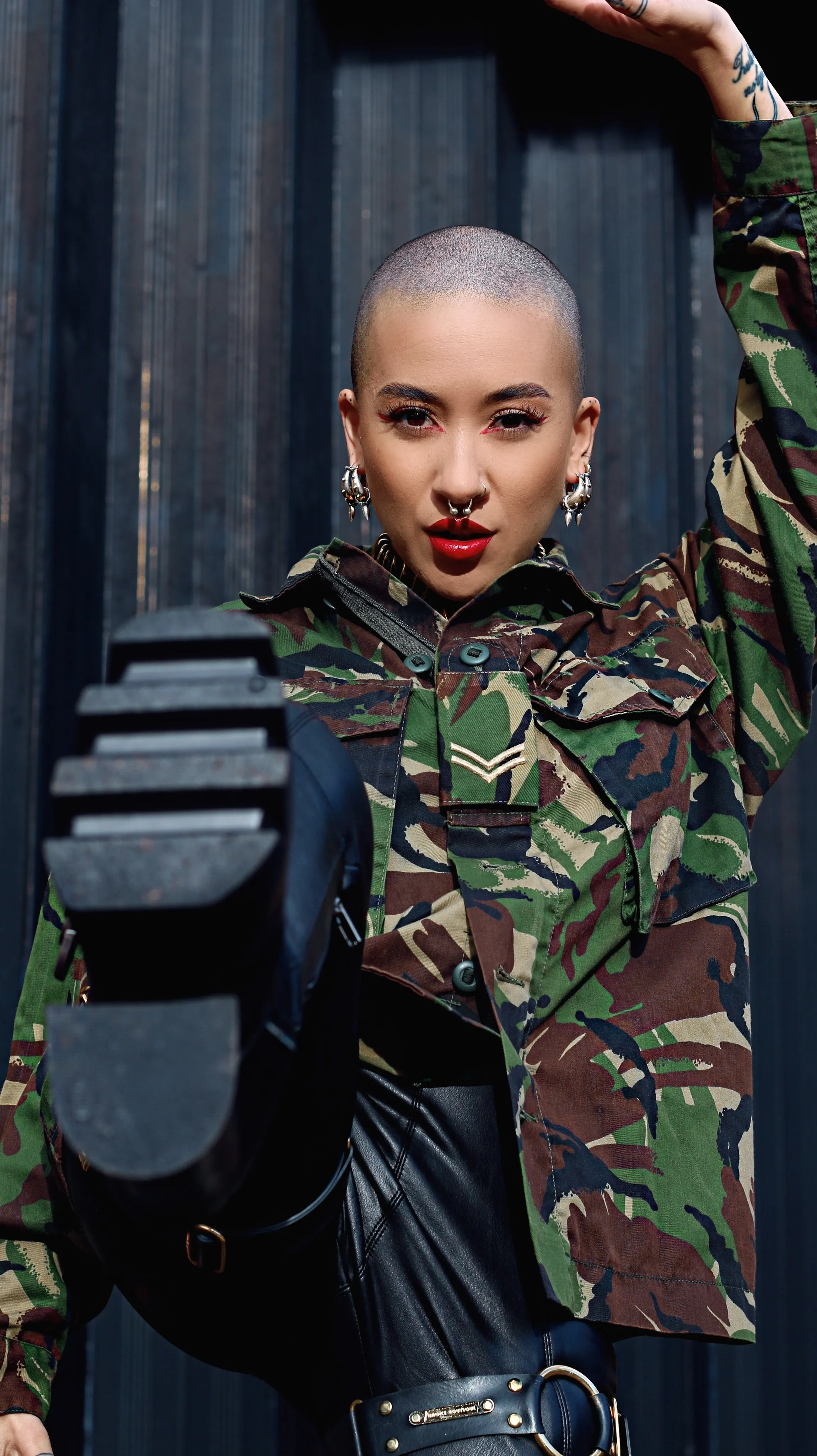 Plain Green Camo Jacket