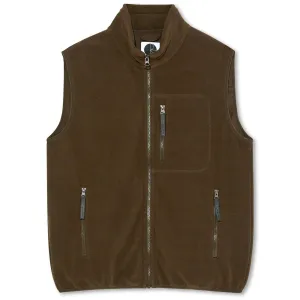 Polar - Basic Fleece Vest Brown