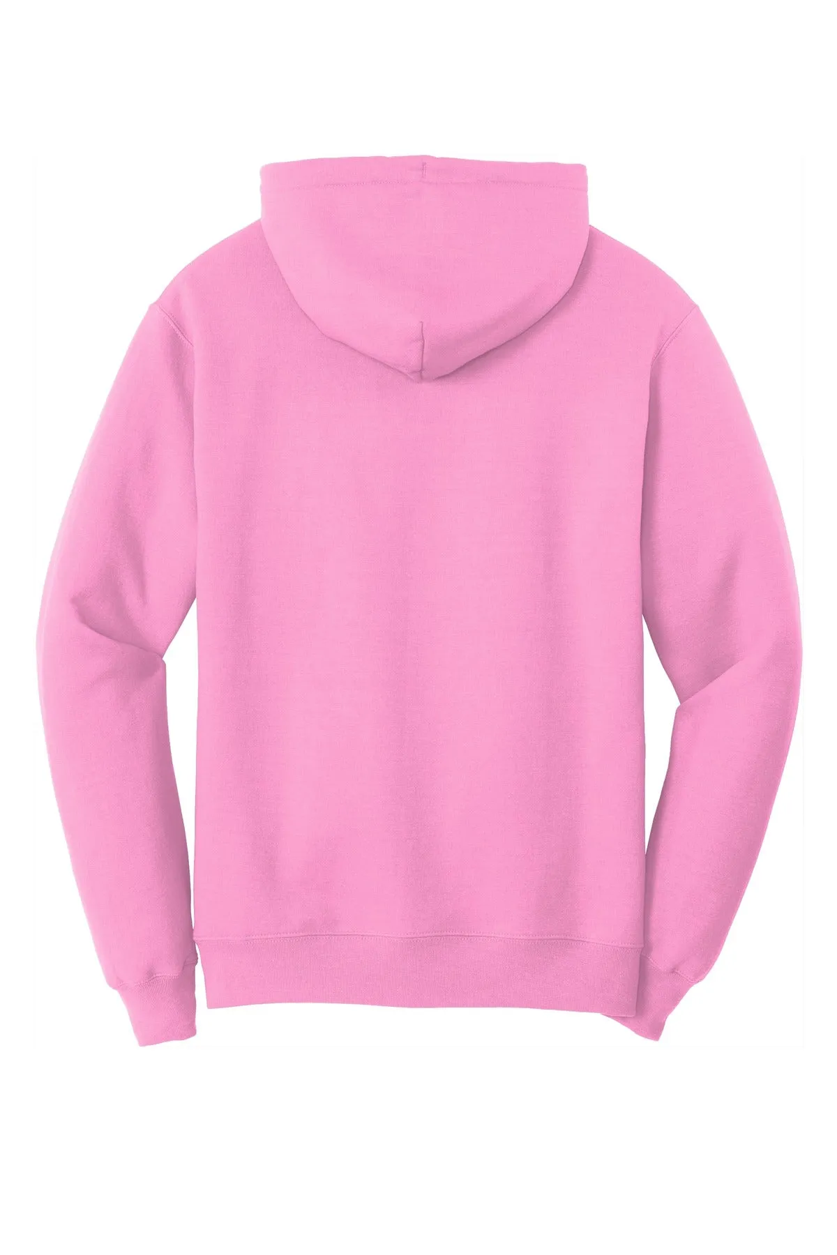 Port & Company Core Fleece Pullover Hooded Sweatshirt. PC78H Candy Pink