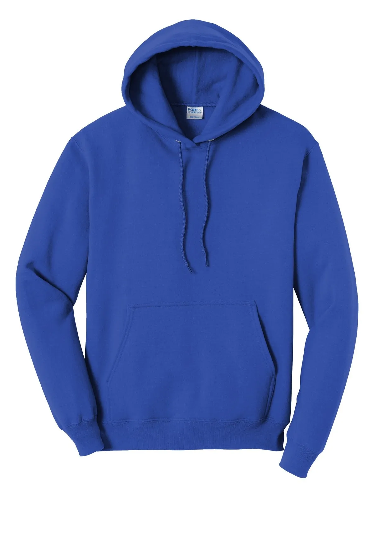Port & Company Core Fleece Pullover Hooded Sweatshirt. PC78H True Royal