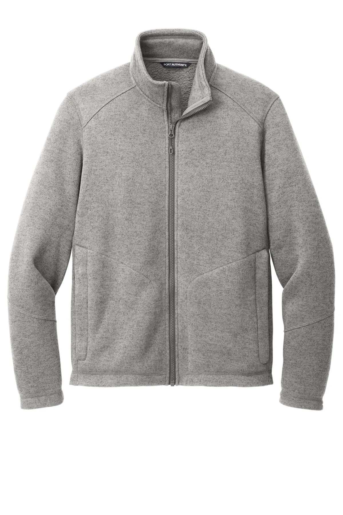 Port Authority Arc Sweater Fleece Jacket F428 Deep Smoke Heather