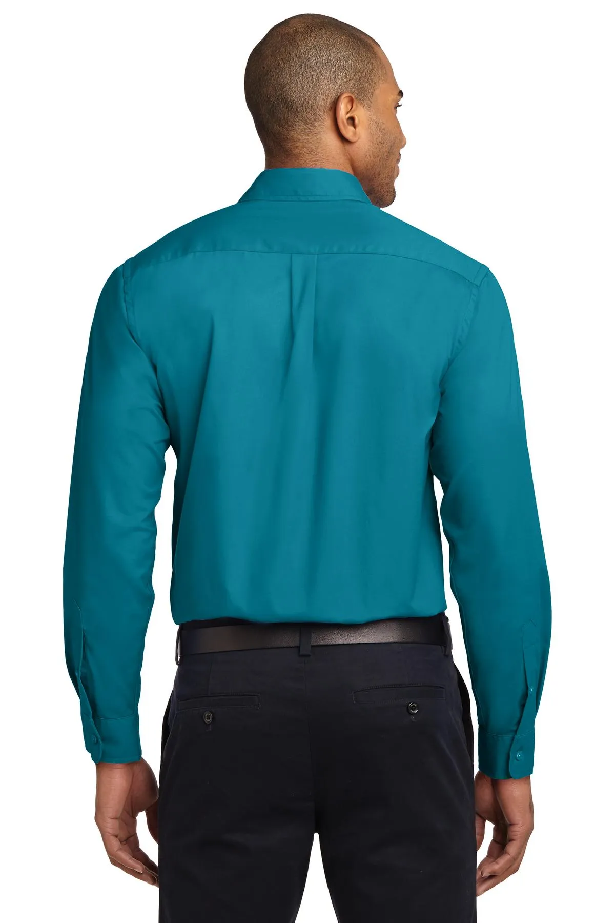 Port Authority Extended Size Long Sleeve Easy Care Shirt S608ES Teal Green