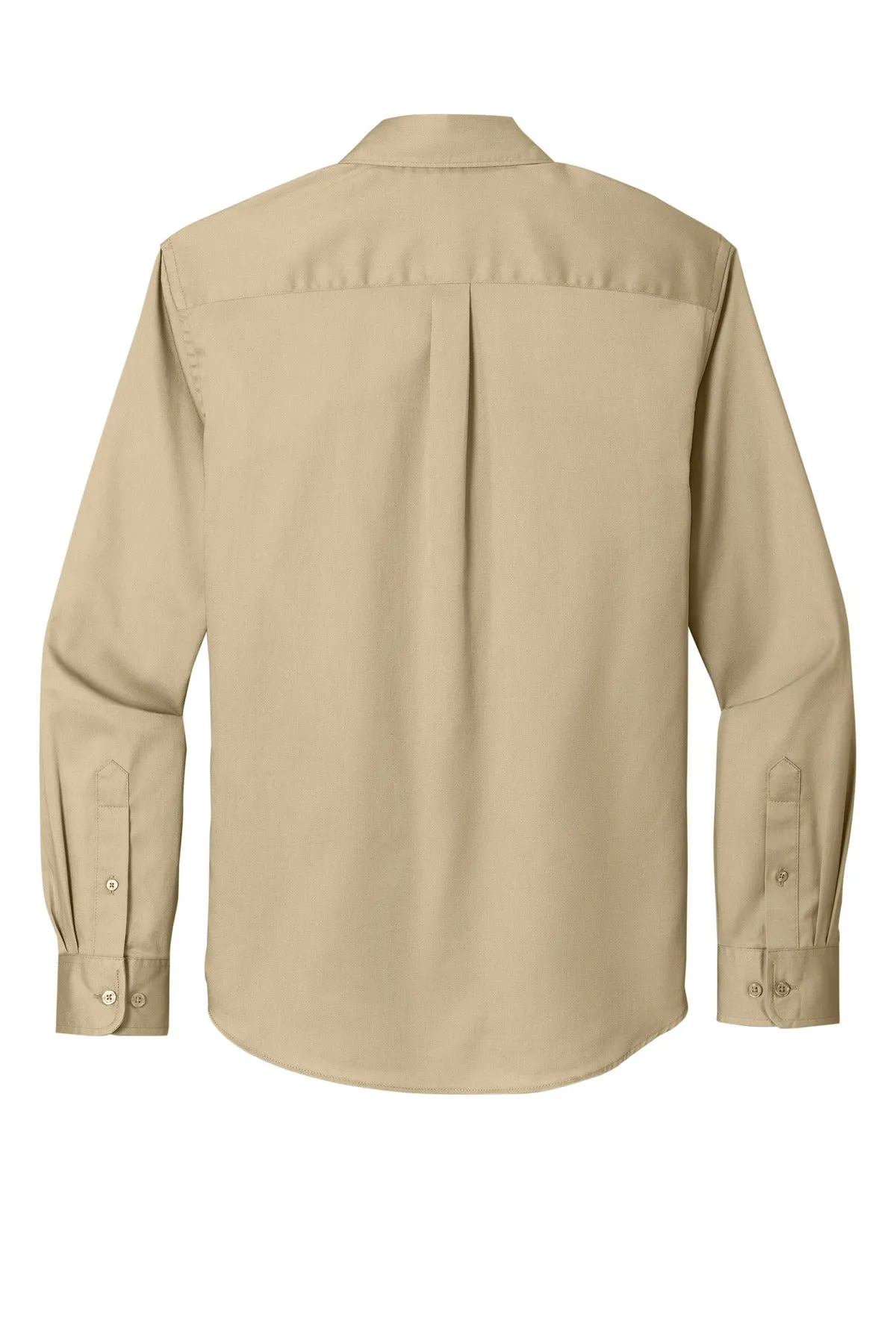 Port Authority Long Sleeve SuperPro React Twill Shirt. W808 Wheat