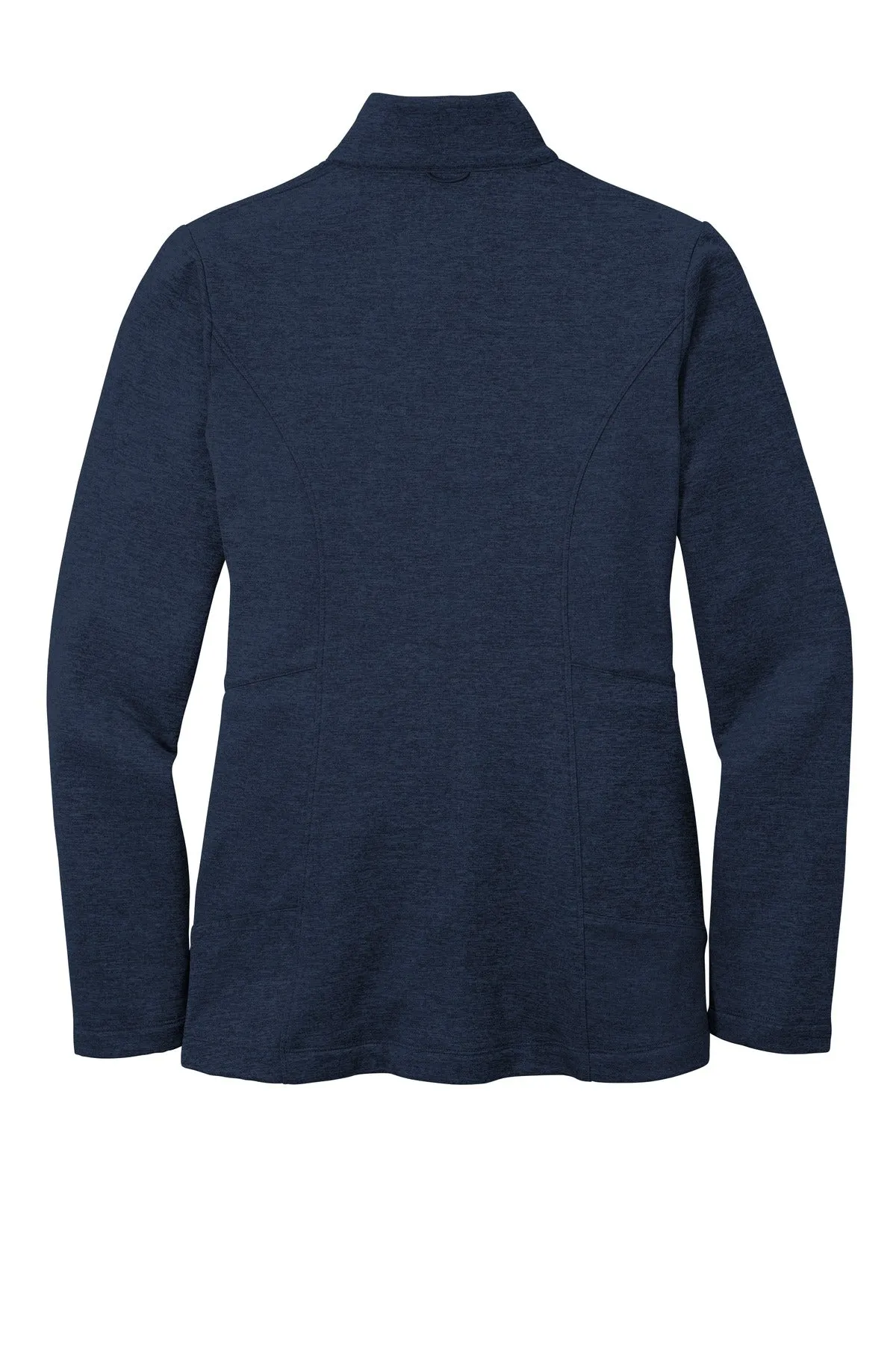 Port Authority  Women's Collective Striated Fleece Jacket. L905 River Blue Navy Heather