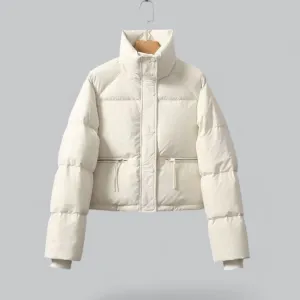 Premium Puffer Jacket | Cotton Padded, Stand Collar, Warm & Lightweight Outerwear for Cold Weather
