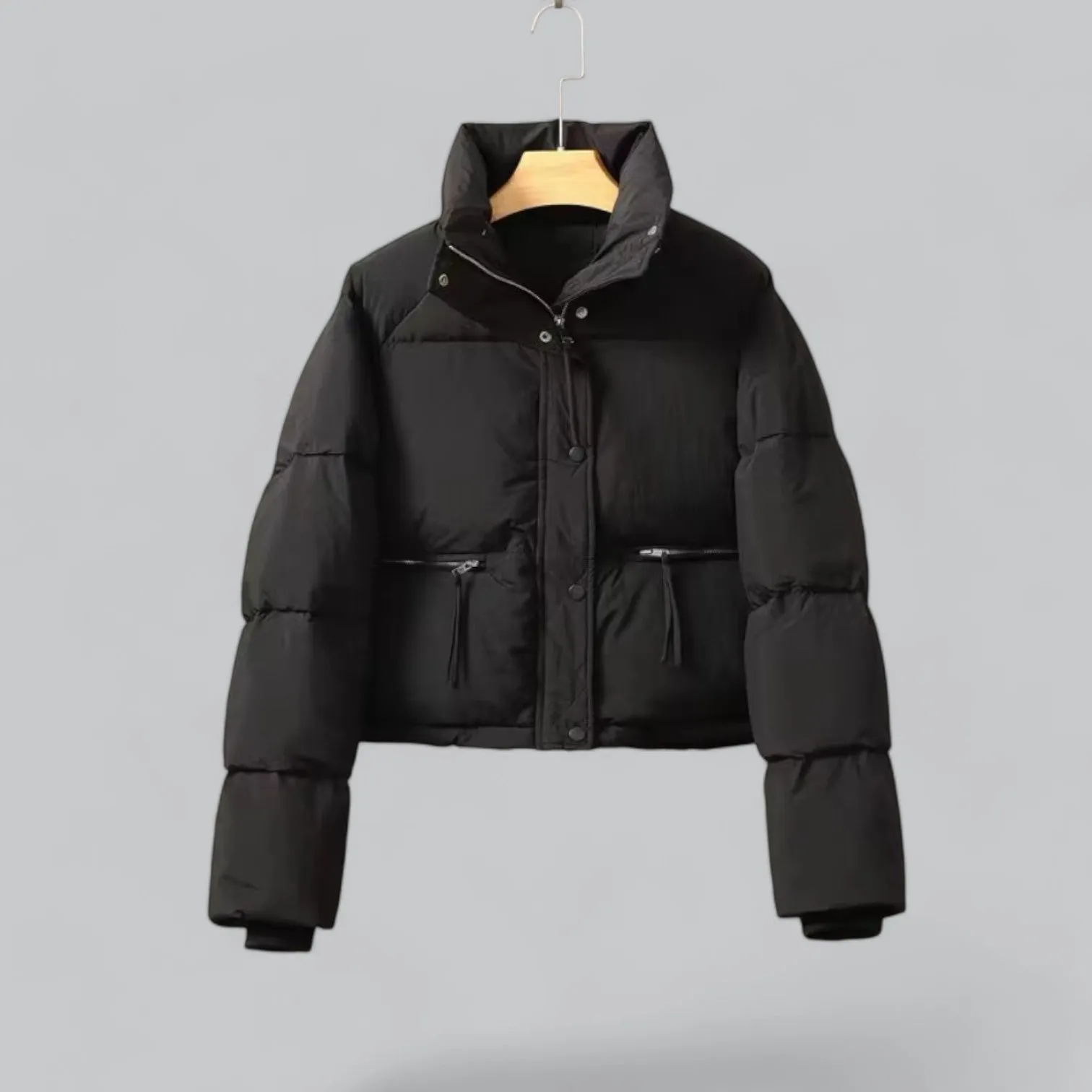 Premium Puffer Jacket | Cotton Padded, Stand Collar, Warm & Lightweight Outerwear for Cold Weather