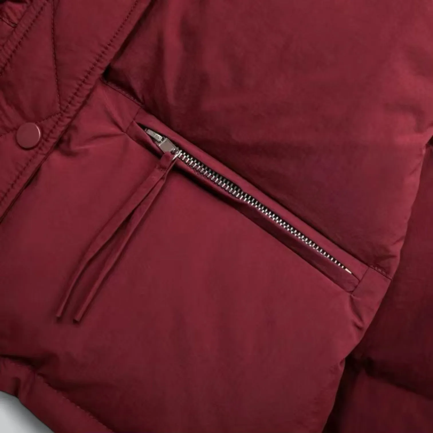 Premium Puffer Jacket | Cotton Padded, Stand Collar, Warm & Lightweight Outerwear for Cold Weather