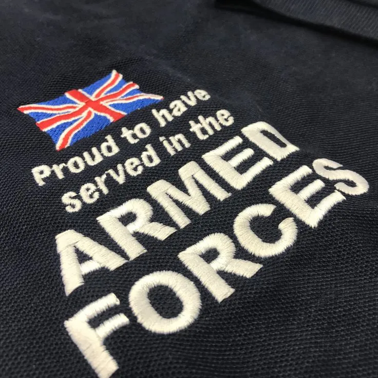 Proud to Have Served in The Armed Forces Embroidered Premium Outdoor Jacket