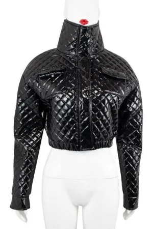 PU bright jacket