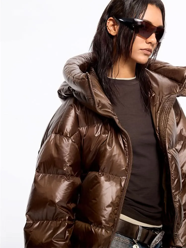 Puffer Jacket With Hood