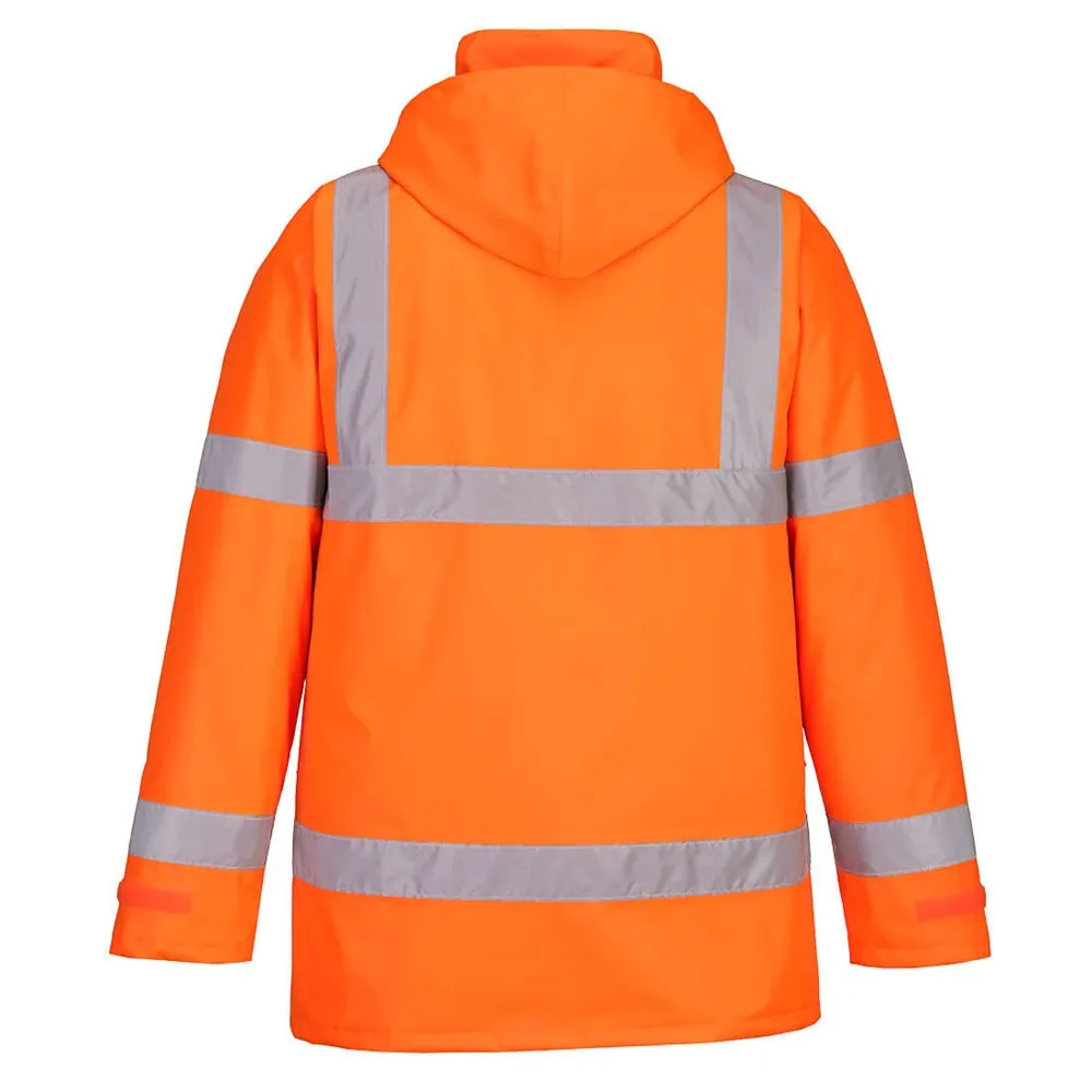 PW CYCLONE HI VIS JACKET - WATERPROOF, HARD WEARING
