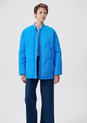 Quilted Blue Jacket