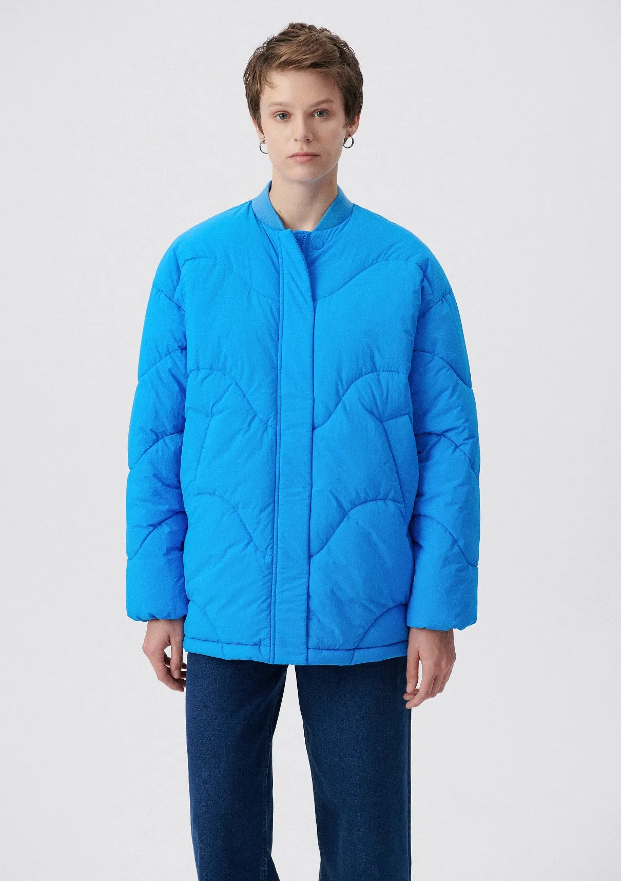 Quilted Blue Jacket