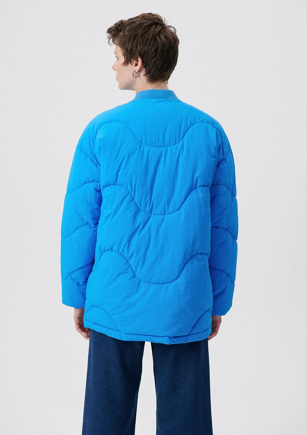 Quilted Blue Jacket