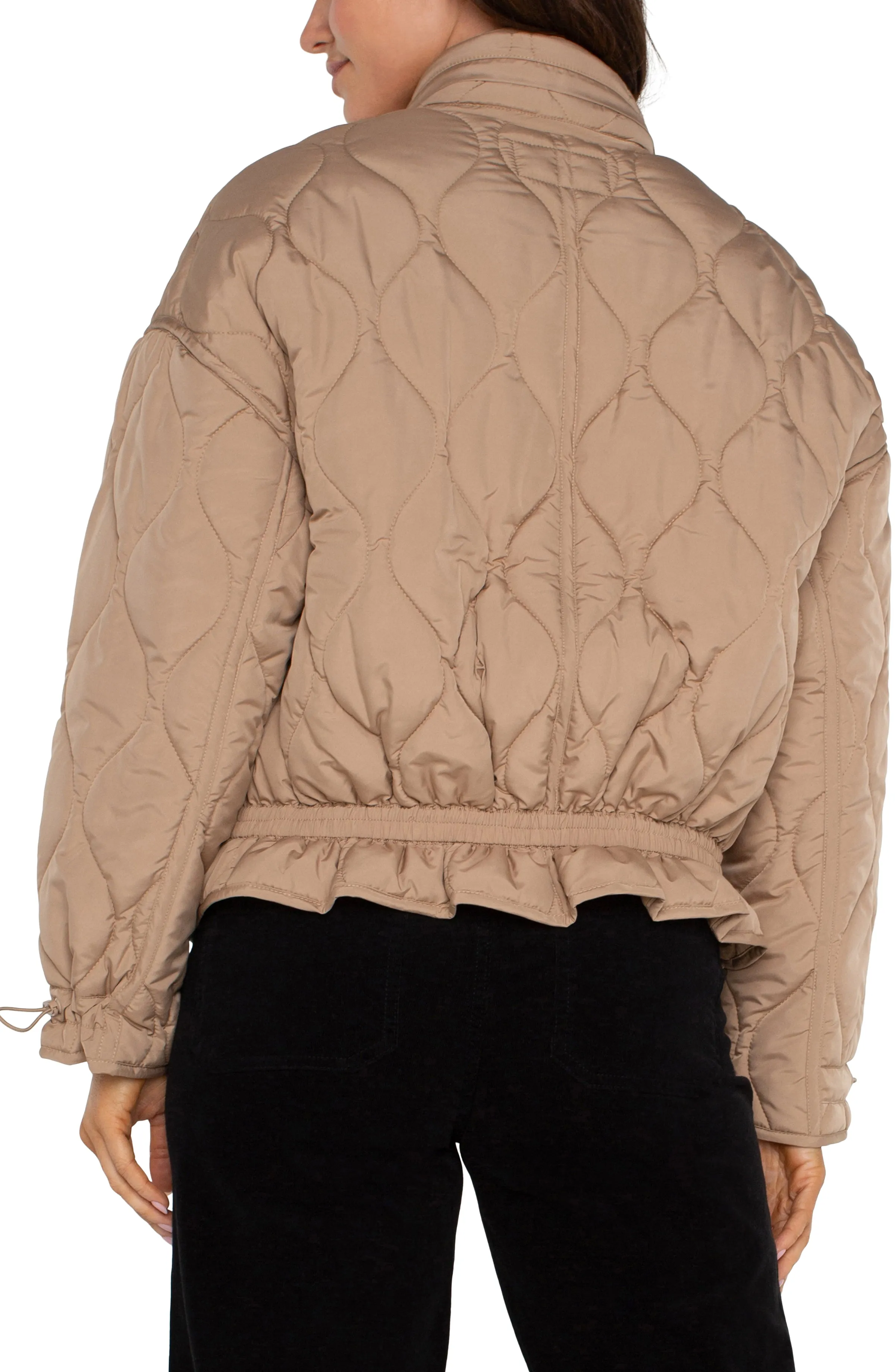 Quilted Jacket with Zip Out Hood