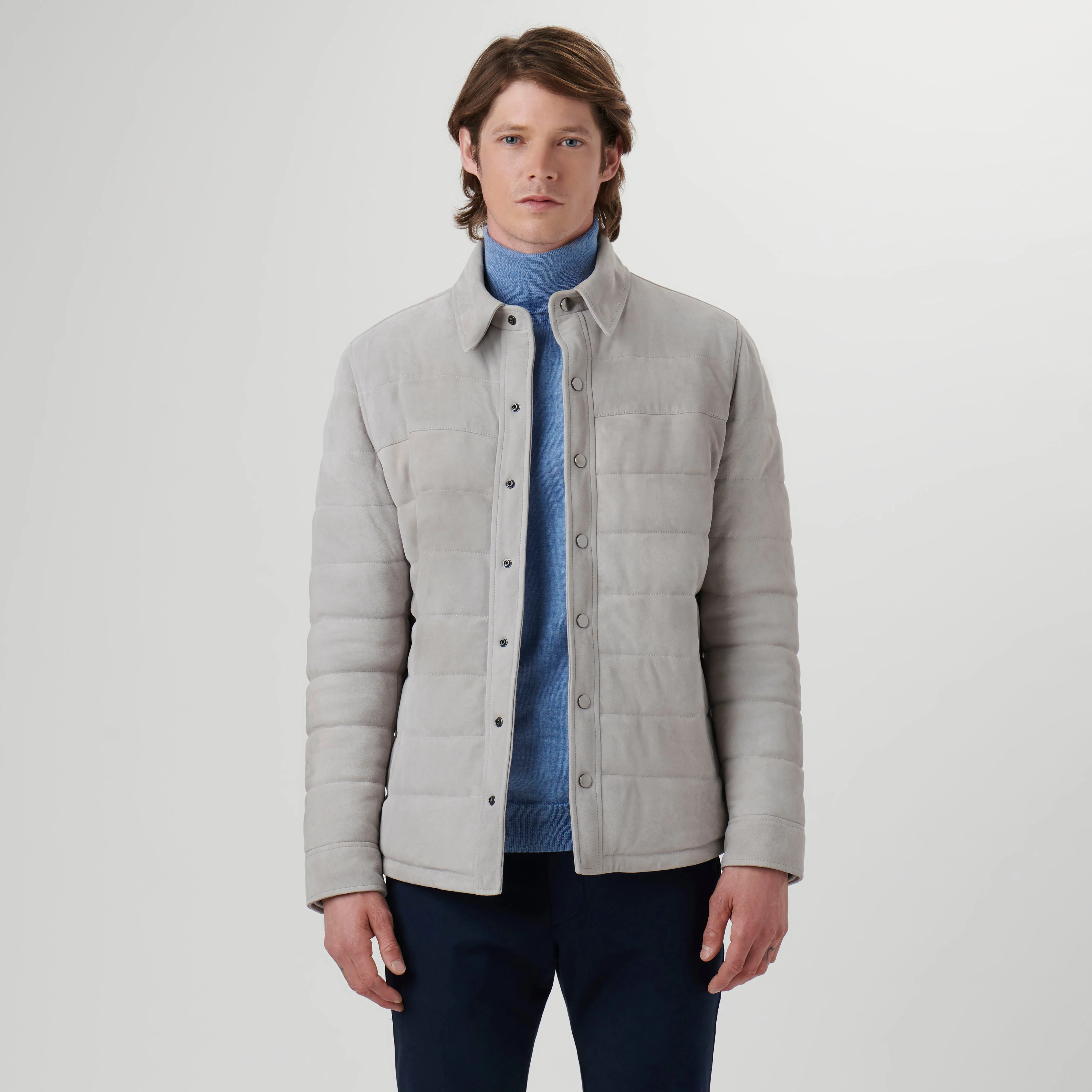 Quilted Suede Jacket