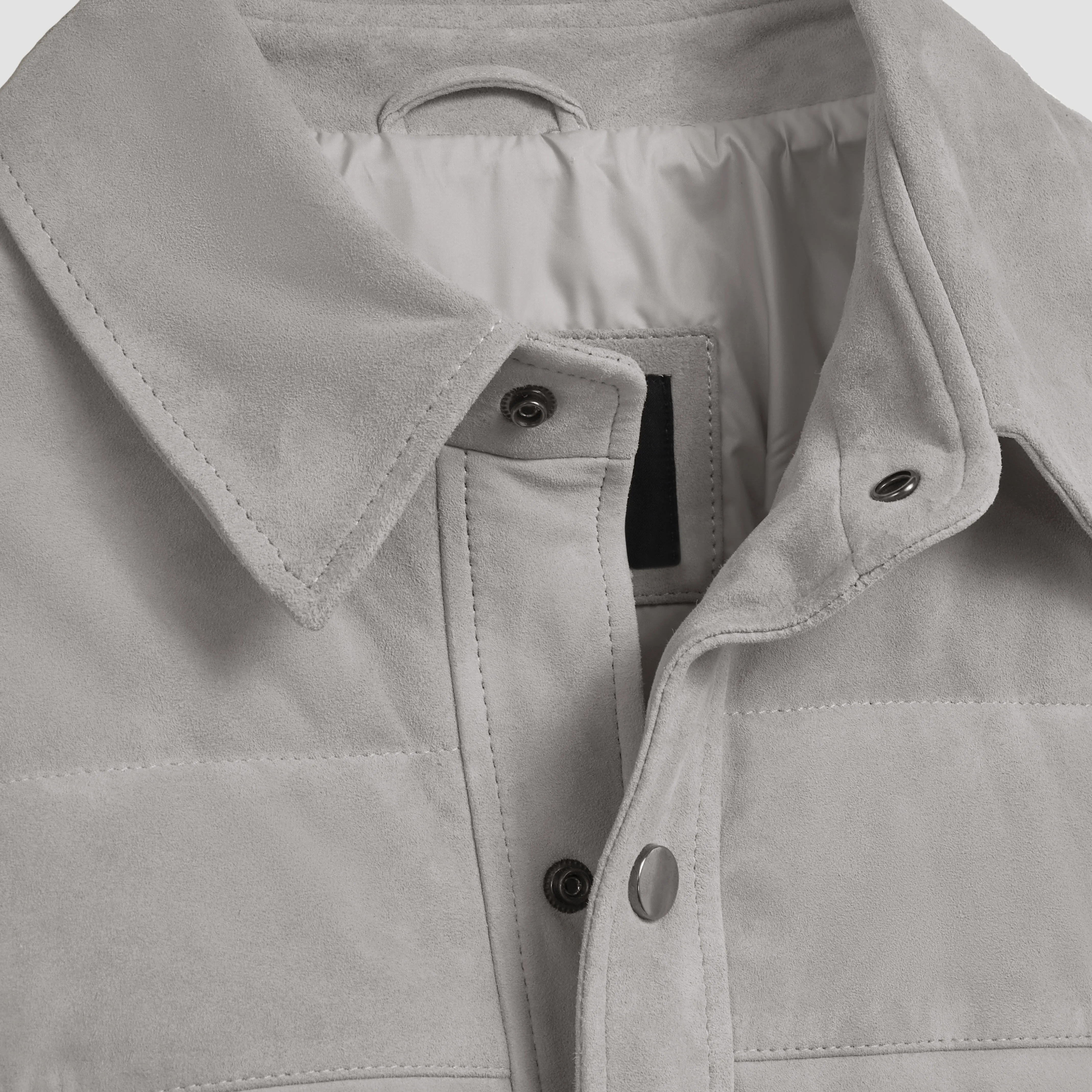 Quilted Suede Jacket