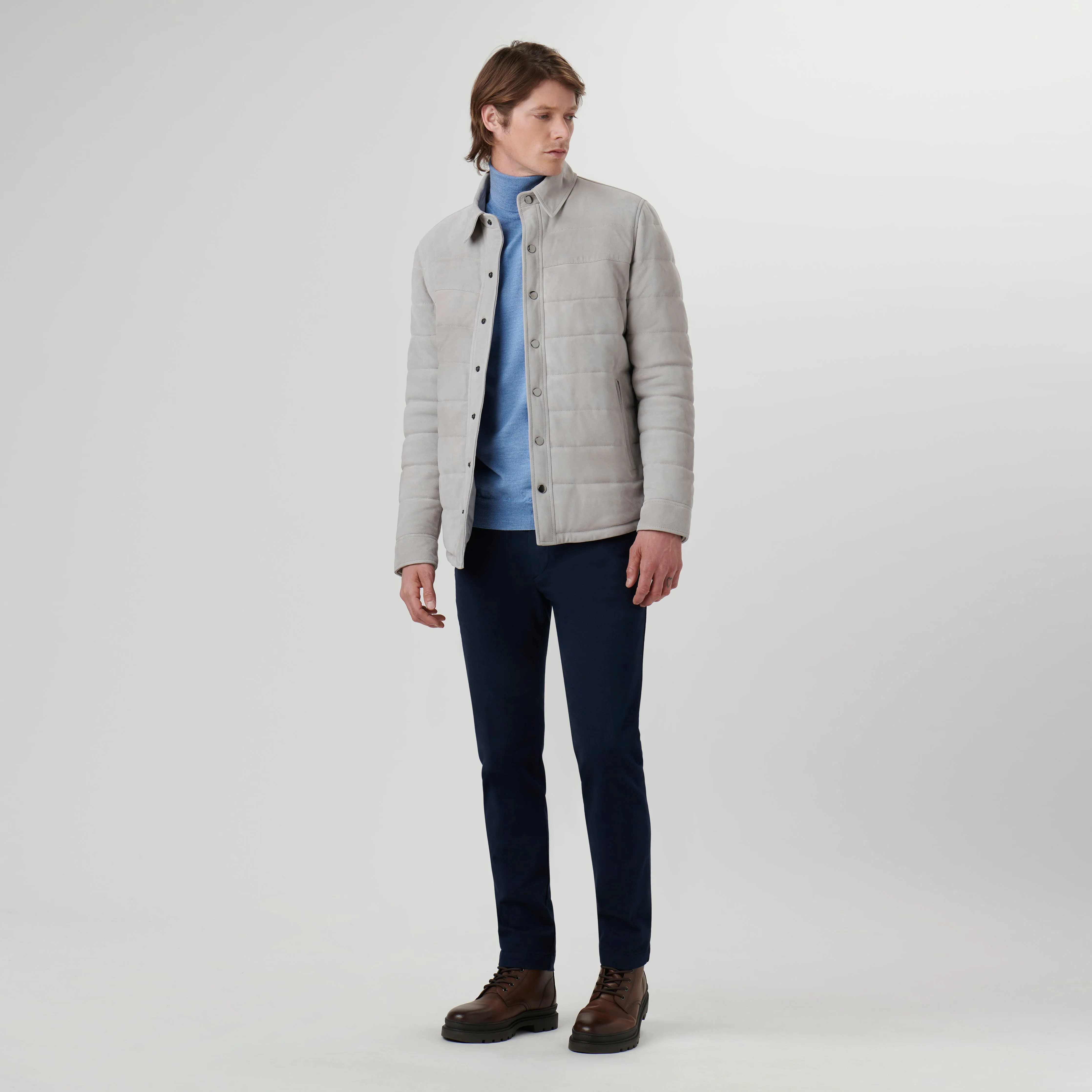 Quilted Suede Jacket