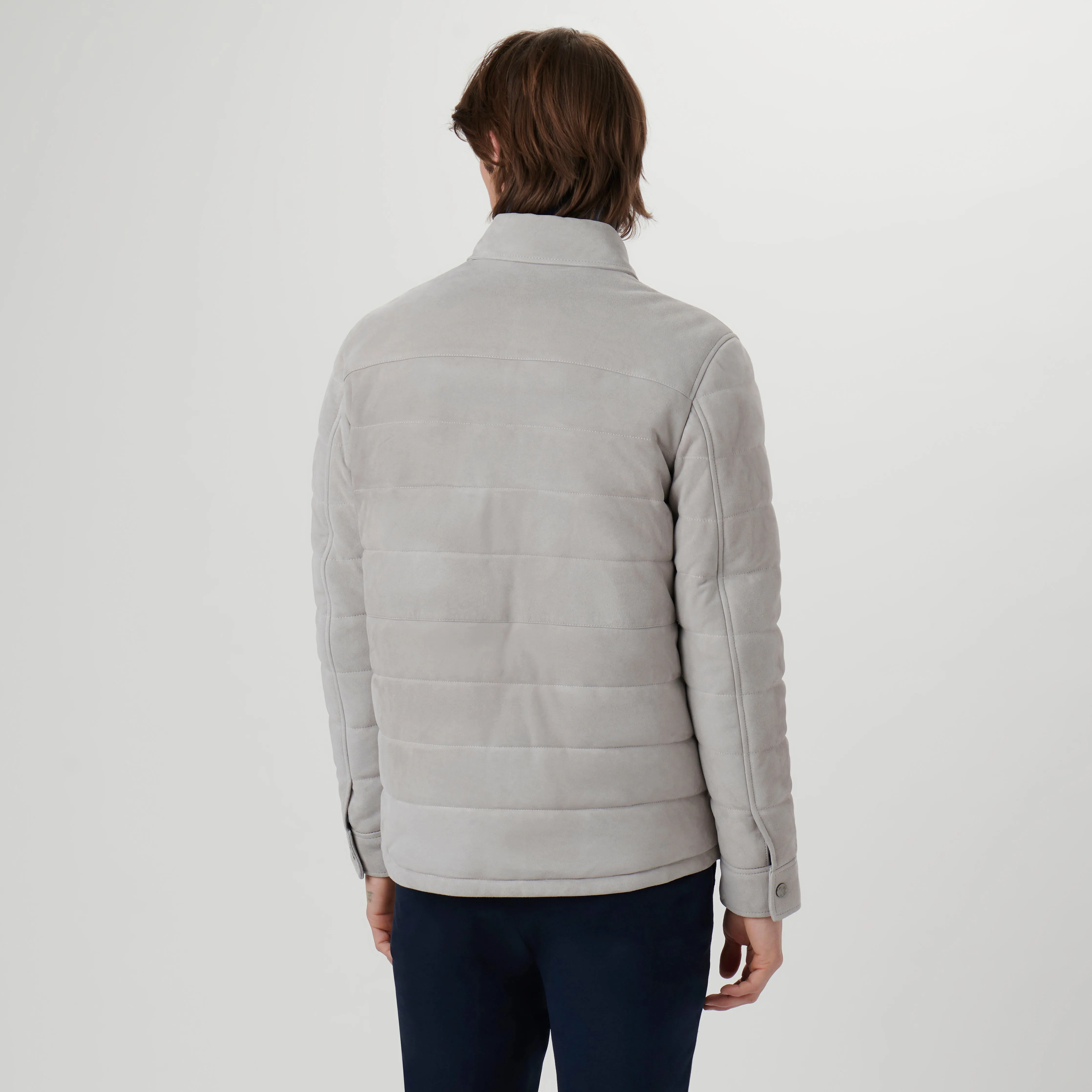 Quilted Suede Jacket