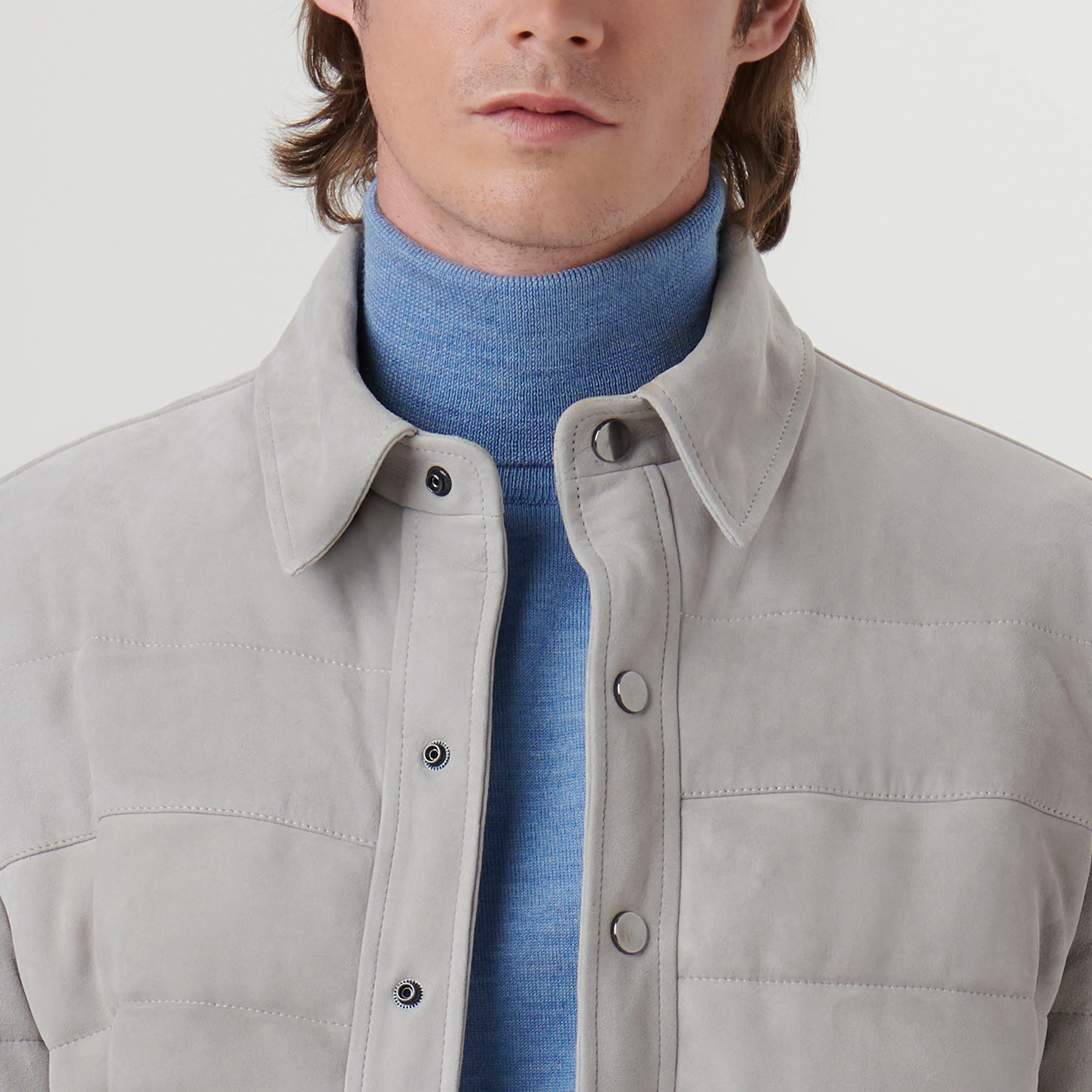 Quilted Suede Jacket
