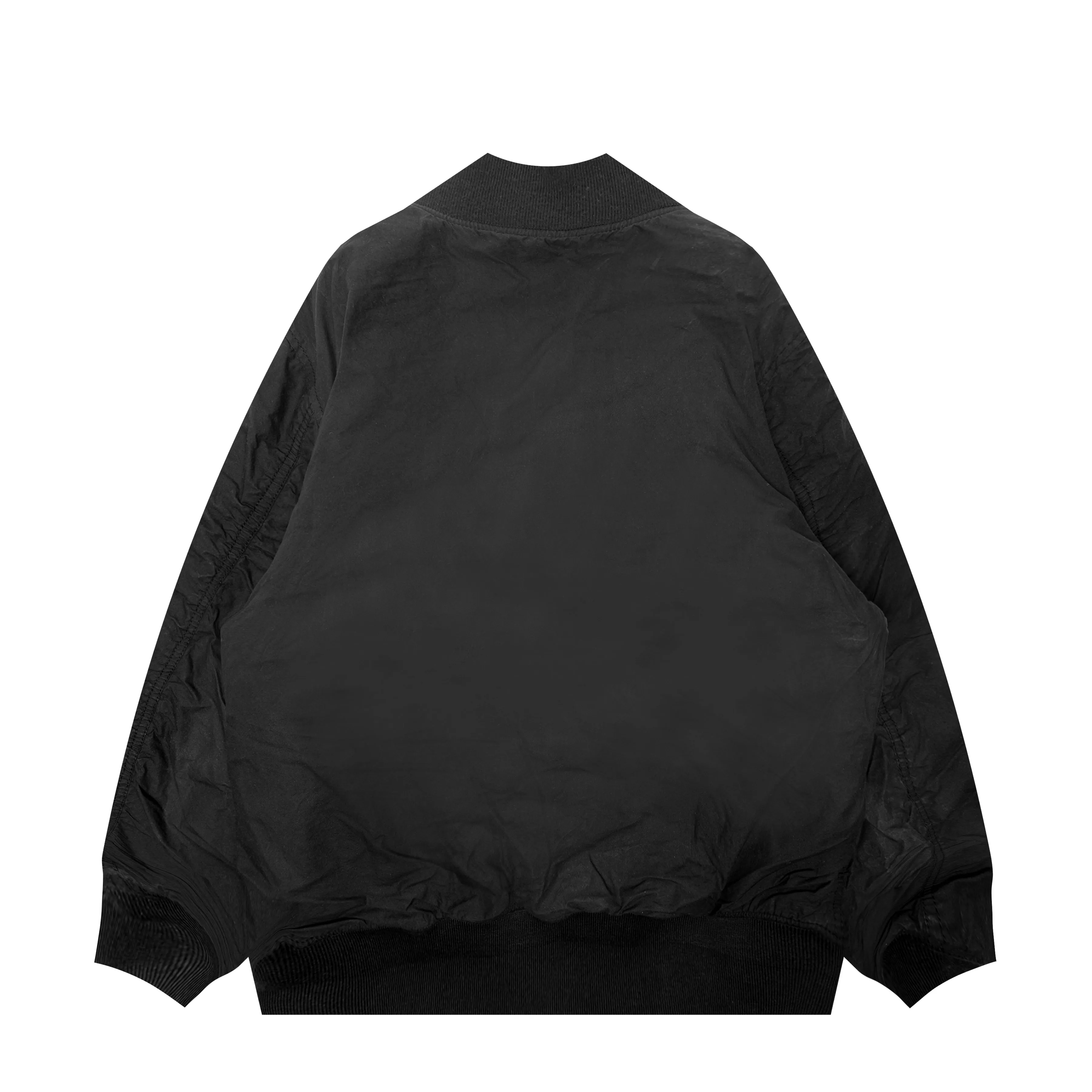 QUILTED WAXED BOMBER