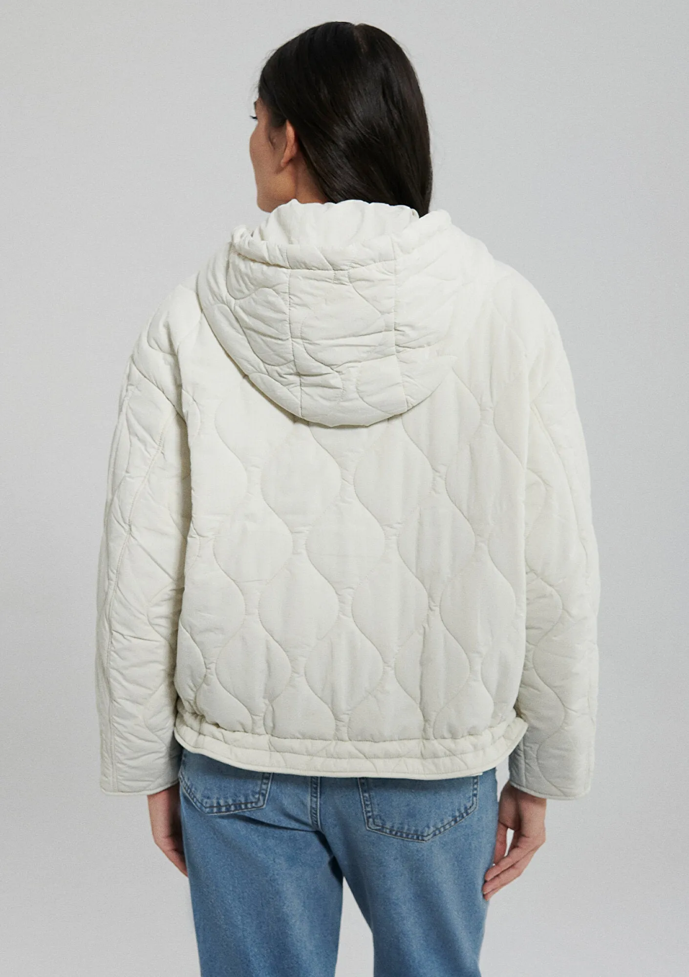 Quilted White Jacket