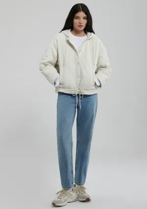 Quilted White Jacket