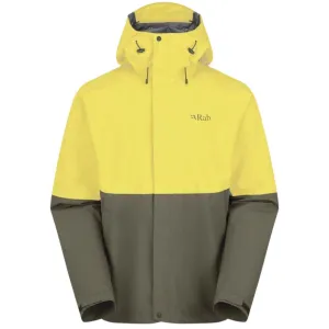 Rab Men's Downpour Waterproof Jacket (Pollen/Army)