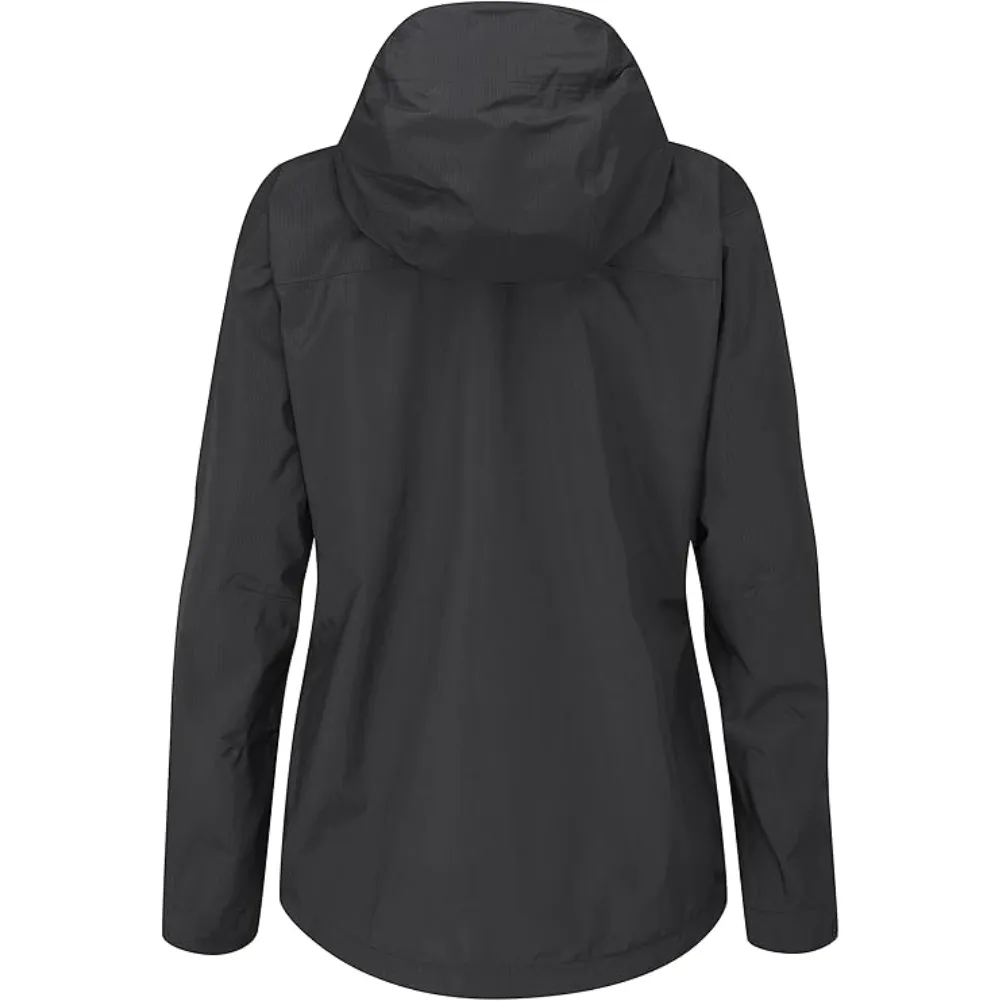 Rab Women's Downpour Plus 2.0 Waterproof Jacket (Black)