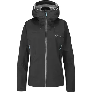 Rab Women's Downpour Plus 2.0 Waterproof Jacket (Black)