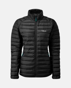 RAB WOMENS MICROLIGHT DOWN JACKET BLACK