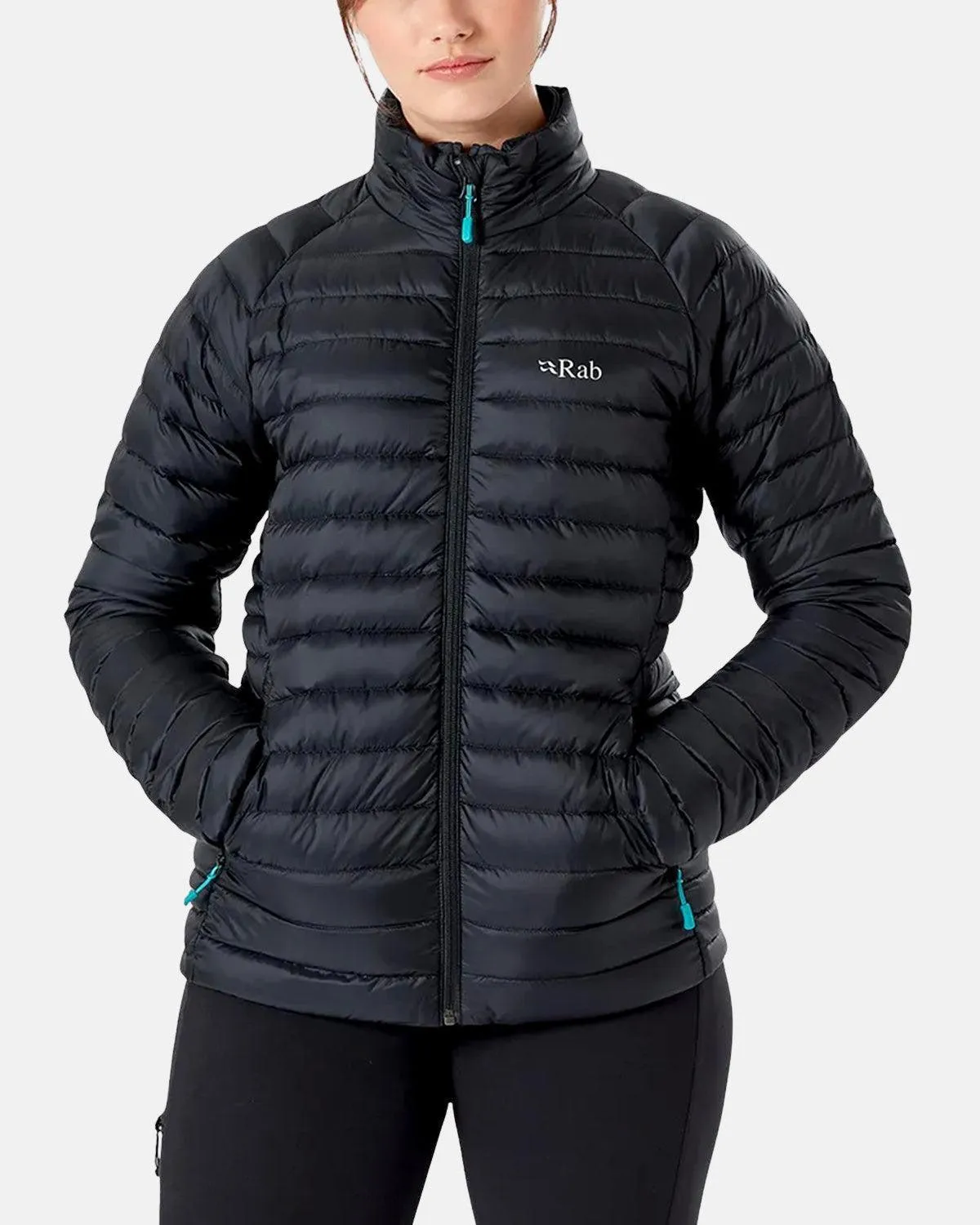 RAB WOMENS MICROLIGHT DOWN JACKET BLACK
