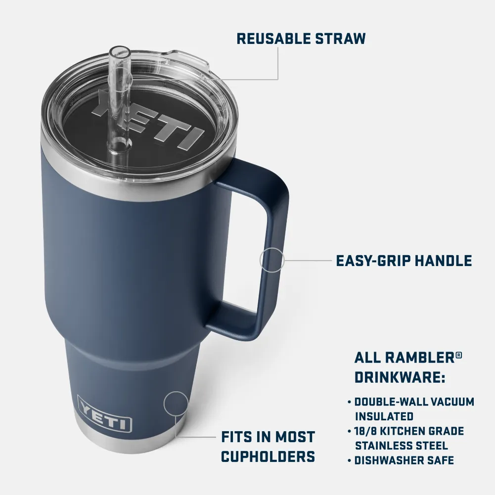 RAMBLER 42 OZ STRAW MUG - RSM42